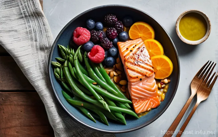 인스턴트 식품 섭취 시 주의사항 - **Prompt: Efficient & Healthy Home Cooking - Batch Cooking in Action**
    "A vibrant and clean kitc...