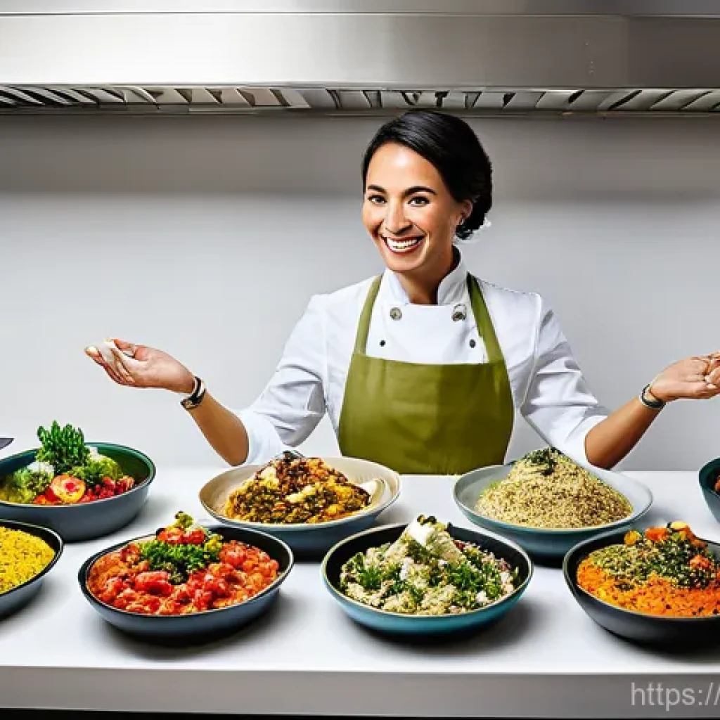 인스턴트 식품 브랜드별 맛 비교 - **Prompt 1: The Gourmet Evolution of Prepared Meals**
A visually rich, dynamic image showcasing ...