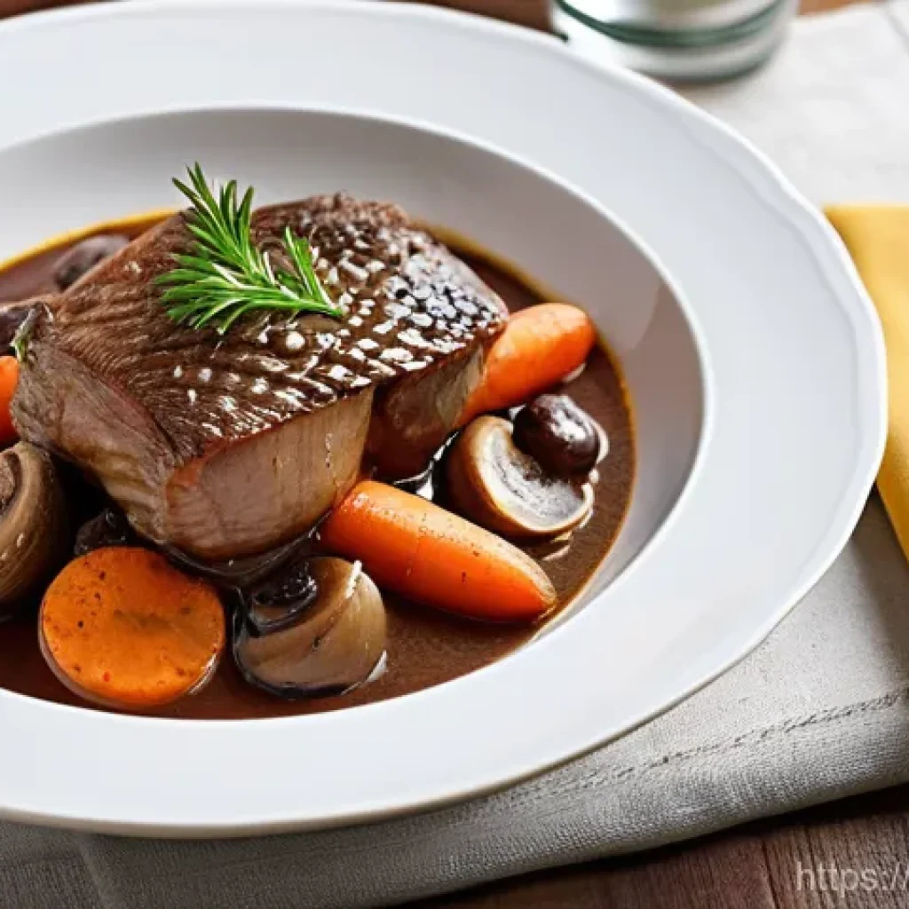 가장 인기 있는 인스턴트 식품 - **Prompt:** A visually appealing, high-quality instant meal, possibly a classic French dish like *Co...