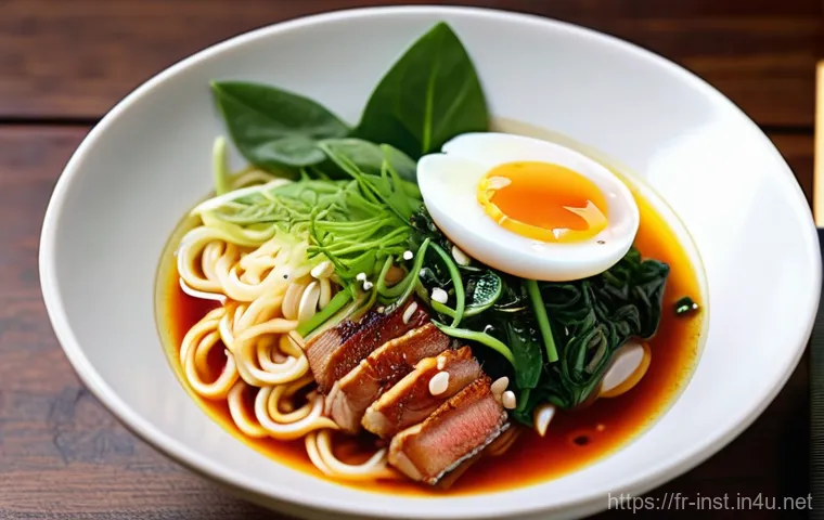 가성비 좋은 인스턴트 라면 - **Prompt for a Gourmet Instant Ramen Bowl**:
    "A hyper-realistic, close-up photograph of an exqui...