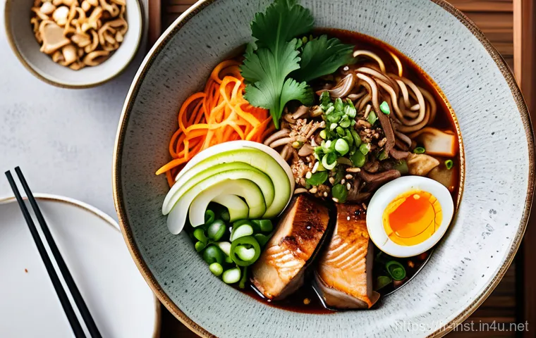 인스턴트 라면의 종류별 차이점 - Image Prompt 1: Global Instant Noodle Feast**