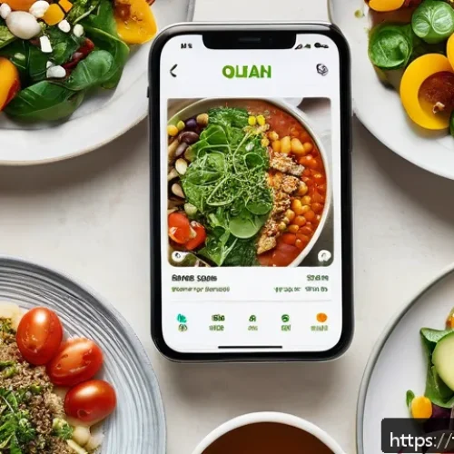 식사 대용 인스턴트 식품 - A vibrant and modern lunch scene featuring a variety of quick, healthy meals inspired by French cuis...